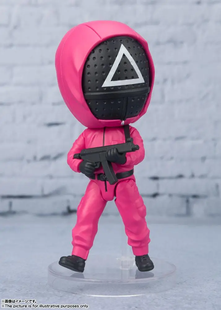 Squid Game Figuarts mini akciófigura Masked Soldier 9 cm termékfotó