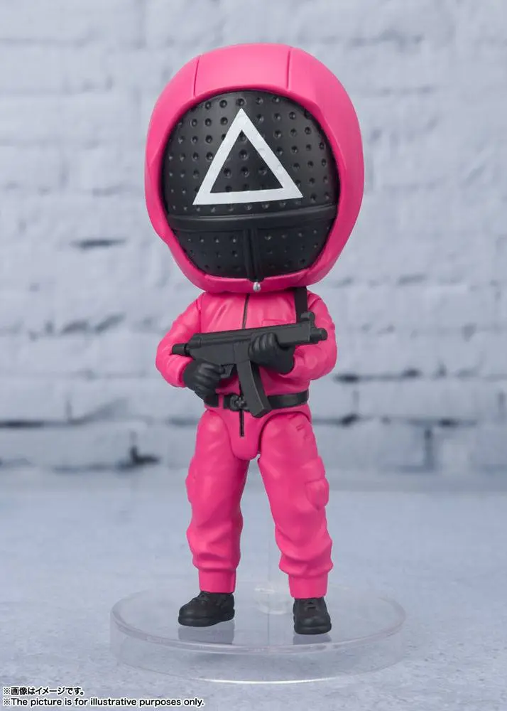 Squid Game Figuarts mini akciófigura Masked Soldier 9 cm termékfotó