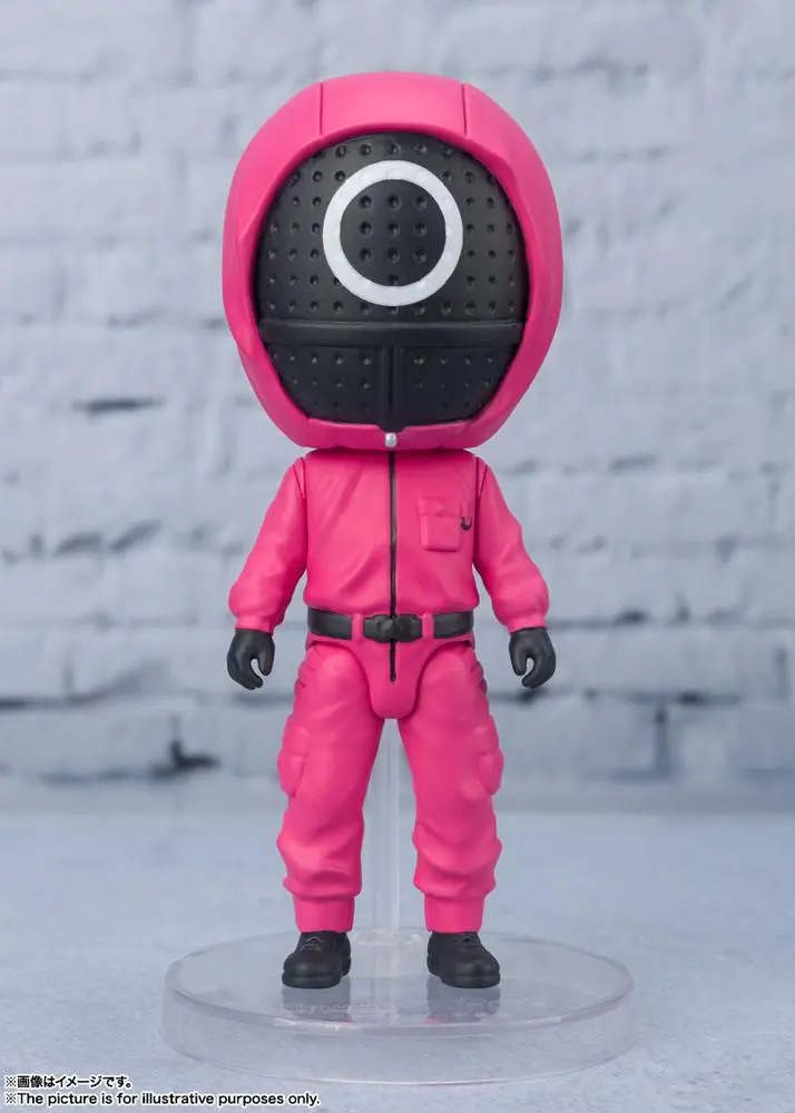Squid Game Figuarts mini akciófigura Masked Worker 9 cm termékfotó