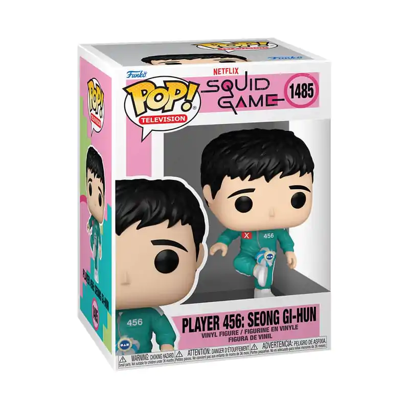 Squid Game Funko POP! Television Vinyl figura Player 456 Seong Gi-Hun (Kicking Jegi) 9 cm termékfotó