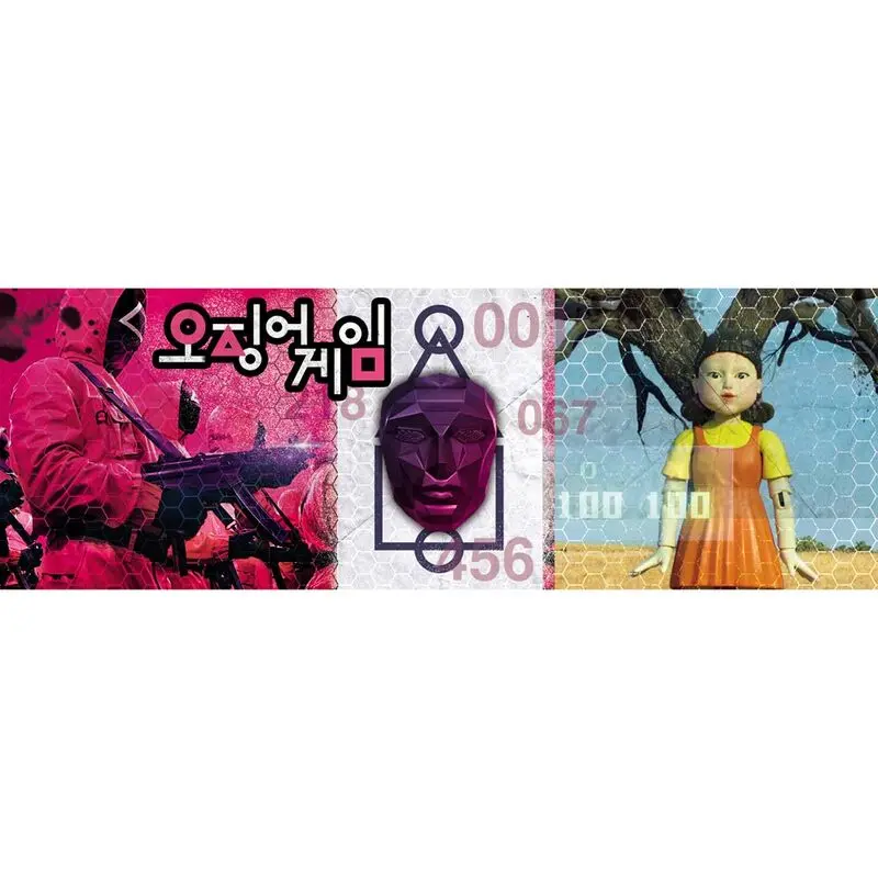 Squid Game panorama puzzle 1000db-os termékfotó