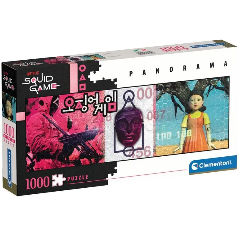 Squid Game panorama puzzle 1000db-os termékfotó