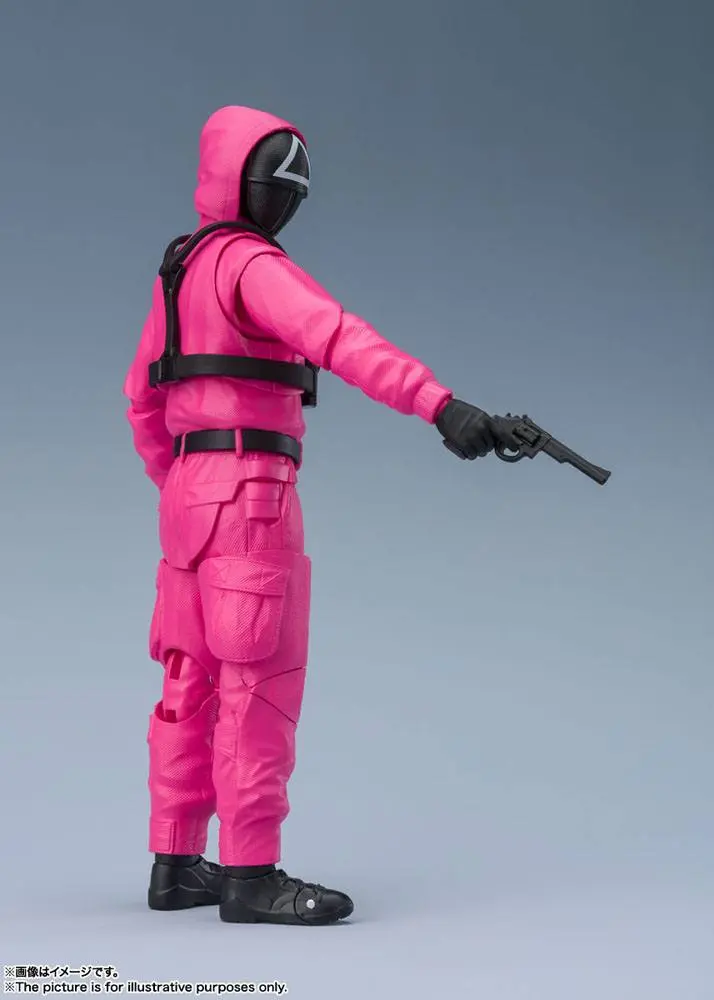 Squid Game S.H. Figuarts Masked Soldier akciófigura 14 cm termékfotó