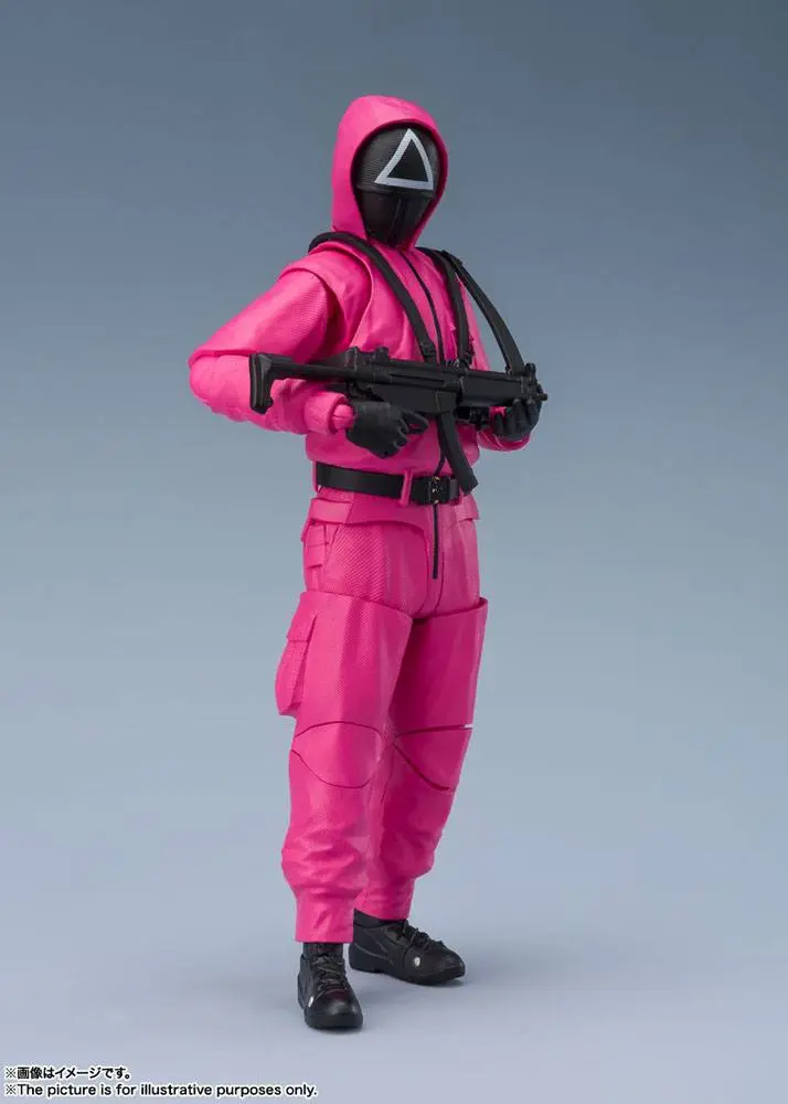 Squid Game S.H. Figuarts Masked Soldier akciófigura 14 cm termékfotó