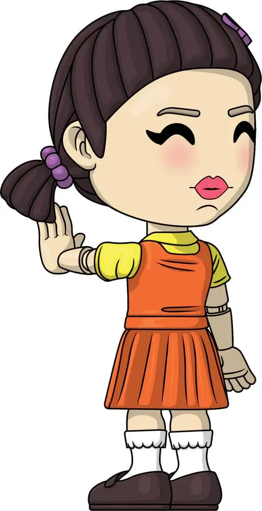 Squid Game Young Hee Vinyl figura 11 cm termékfotó