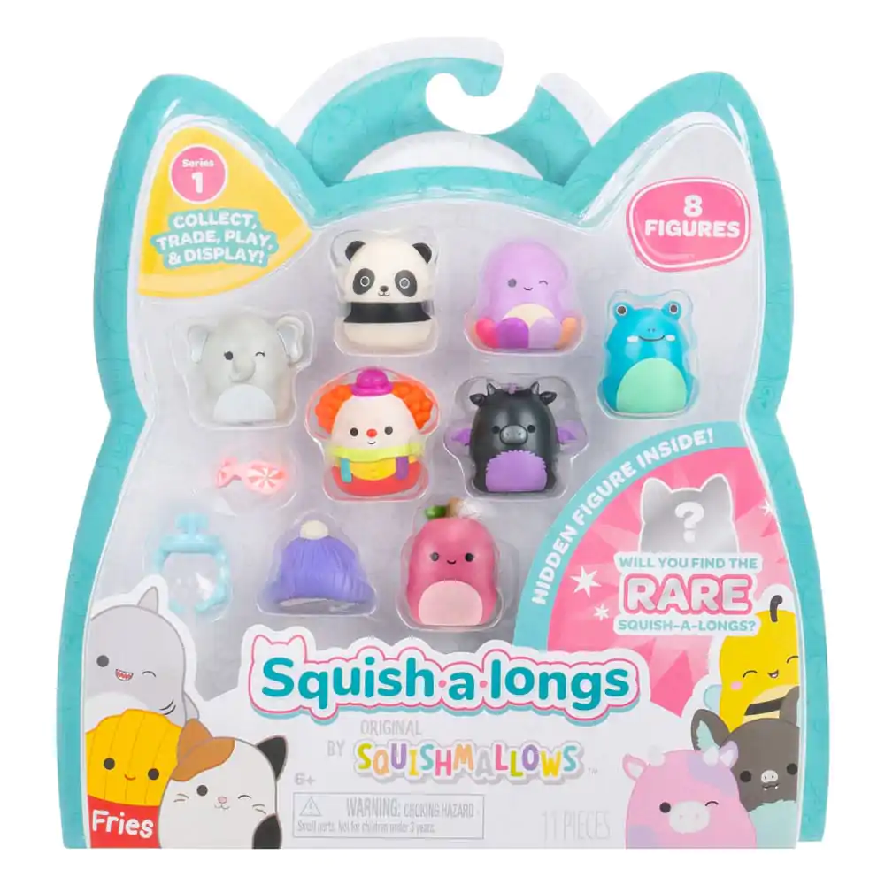 Squishmallow Squish a longs Style 3 8 db-os Mini figura csomag 3 cm termékfotó
