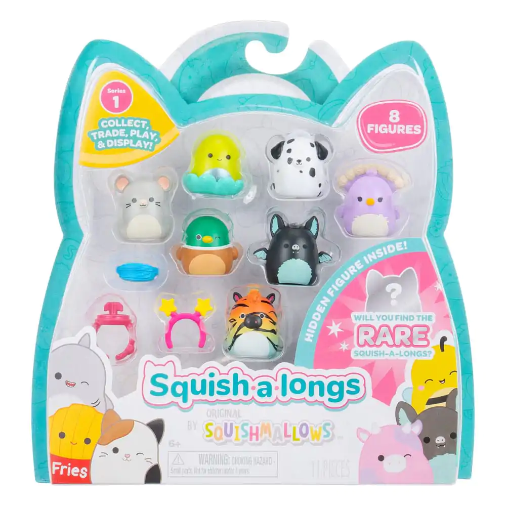 Squishmallow Squish a longs Style 4 8 db-os Mini figura csomag 3 cm termékfotó