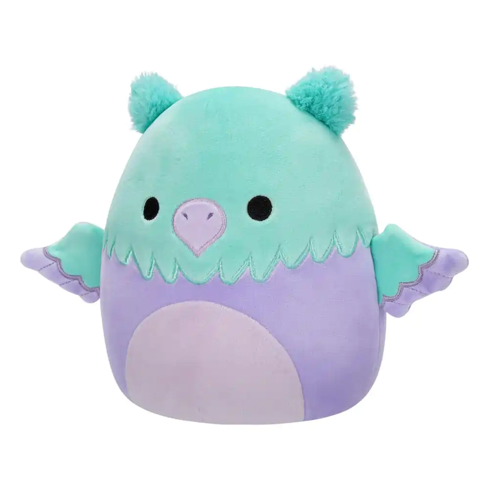 Squishmallows Aqua and Purple Griffin Minerva plüss figura 18 cm termékfotó