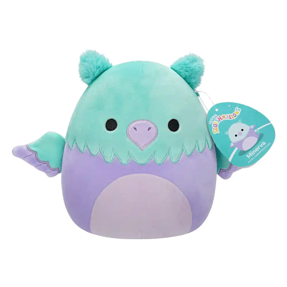 Squishmallows Aqua and Purple Griffin Minerva plüss figura 18 cm termékfotó