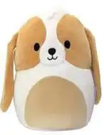 Squishmallows Basset Hound Slug plüss figura 30 cm termékfotó