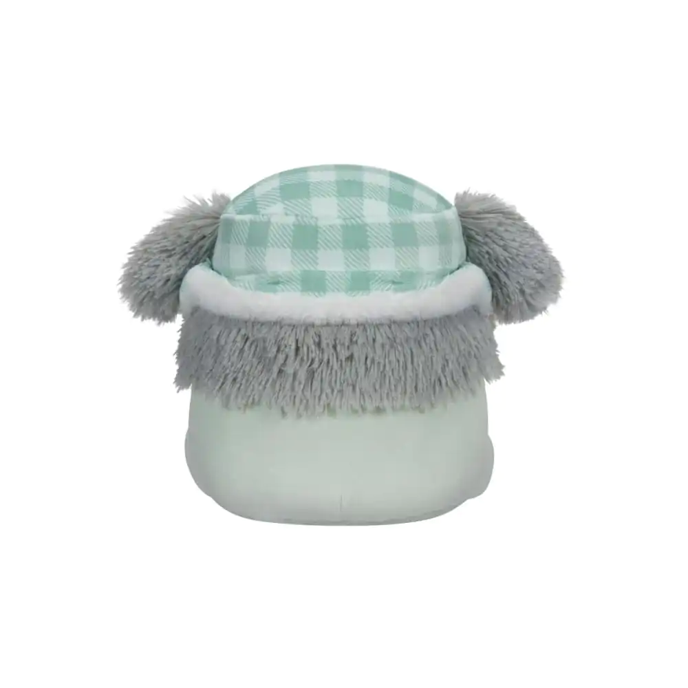 Squishmallows Christmas Evita the Bigfoot with Trapper Hat plüss figura 12 cm termékfotó
