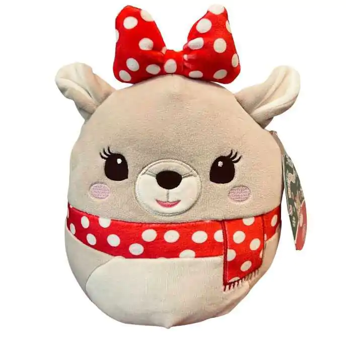 Squishmallows Christmas Rudolph Clarice plüss figura 20 cm termékfotó