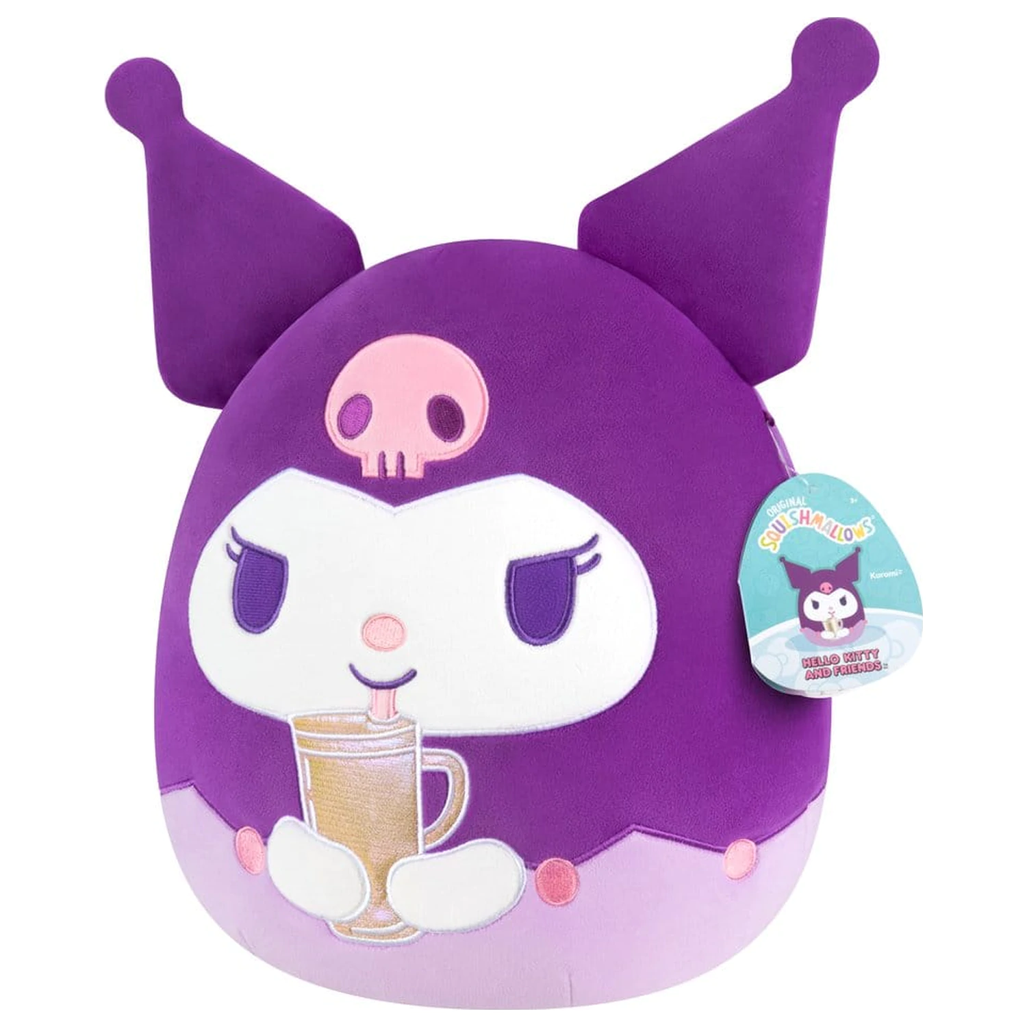 Squishmallows Hello Kitty and Friends plüss Kuromi Cup 30 cm termékfotó