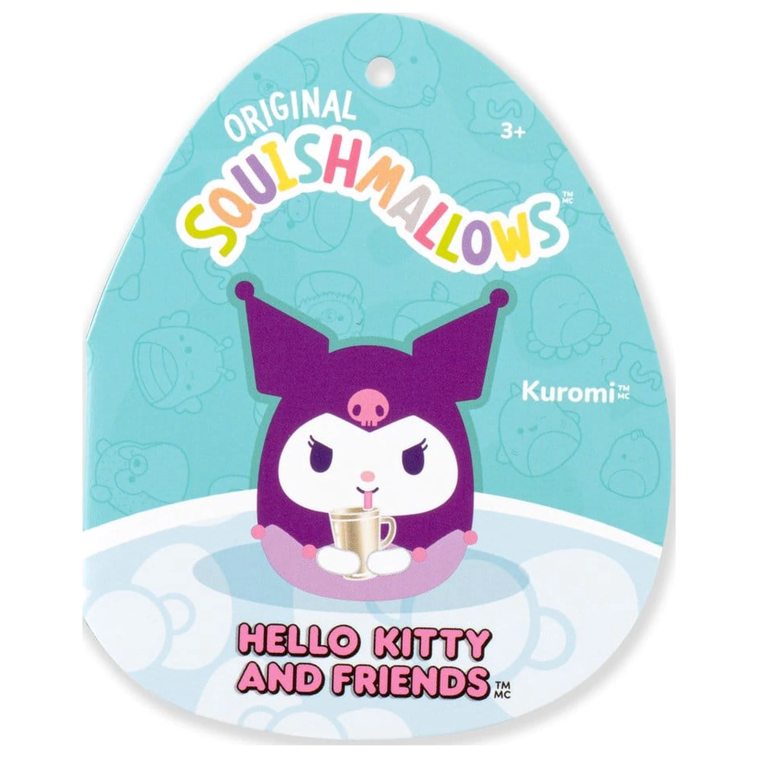 Squishmallows Hello Kitty and Friends plüss Kuromi Cup 30 cm termékfotó