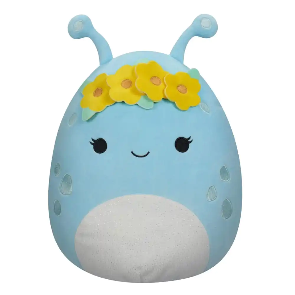 Squishmallows Pastel Blue Alien with Flower Crown Natnat plüss figura 40 cm termékfotó