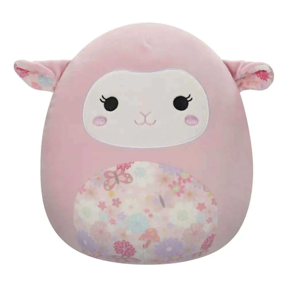 Squishmallows Pink Lamb with Floral Ears and Belly Lala plüss figura 30 cm termékfotó
