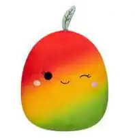Squishmallows plüss figura Ximena Red, Yellow and Green Winking Mango 40 cm termékfotó