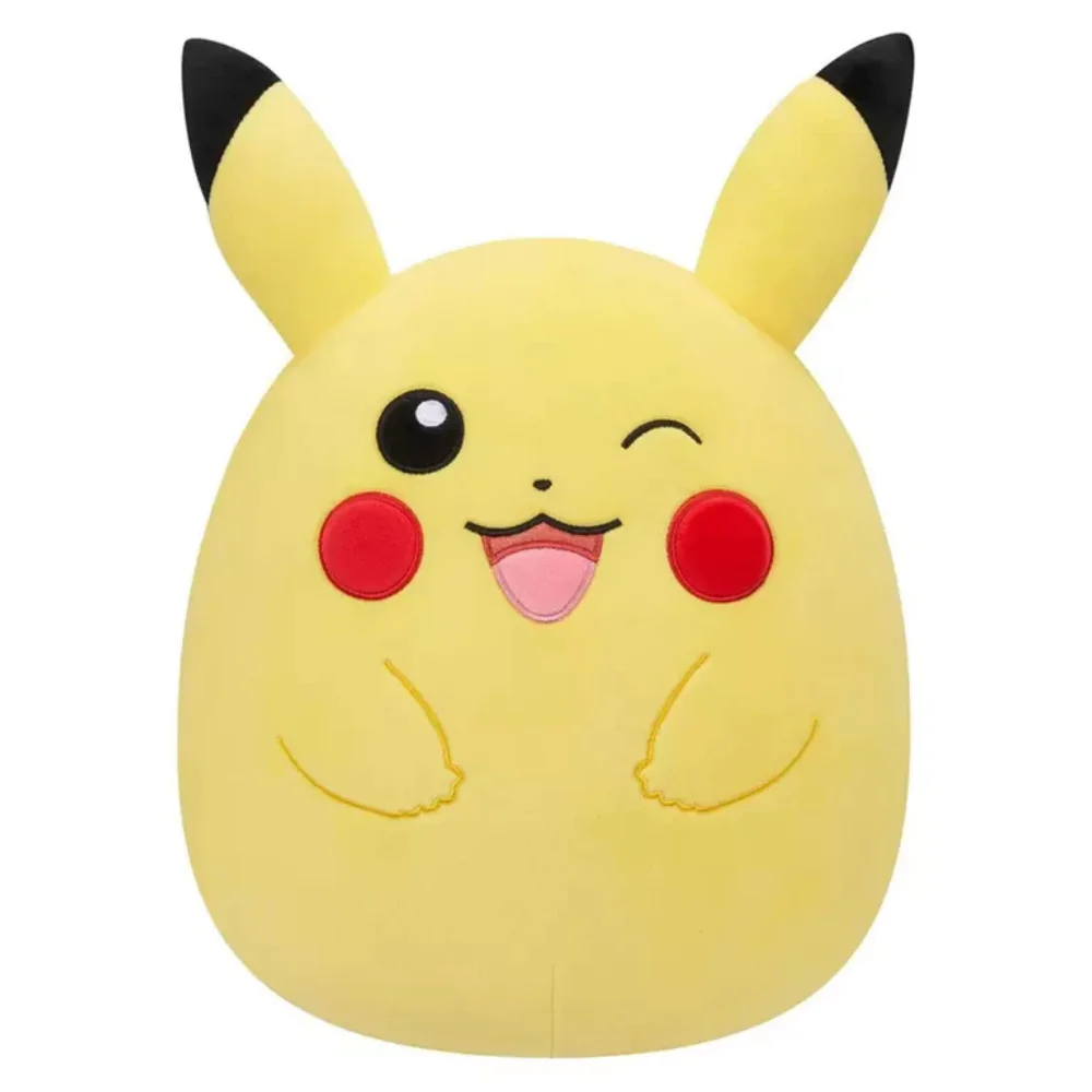 Squishmallows Pokemon Winking Pikachu plüss figura 35 cm termékfotó