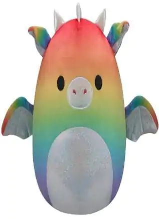 Squishmallows Pride Rainbow Dragon plüss figura 30 cm termékfotó