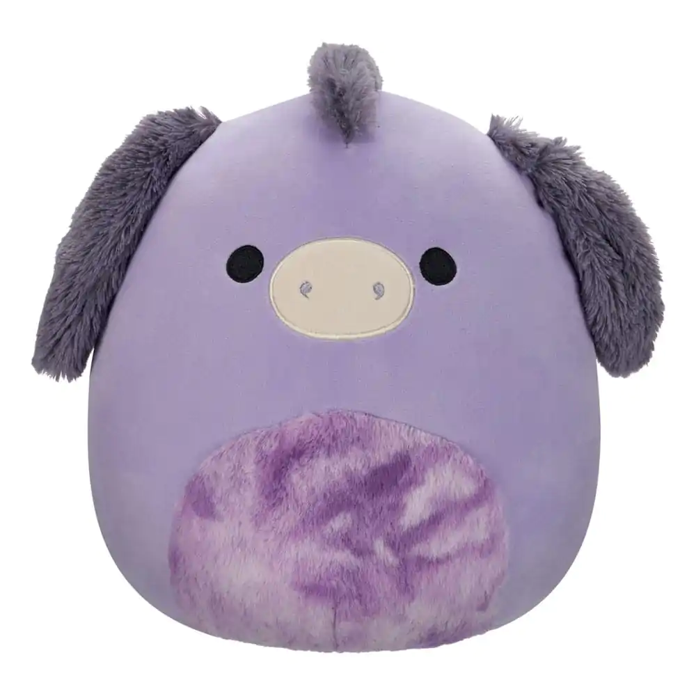 Squishmallows Purple Donkey with Tie-Dye Belly Deacon plüss figura 30 cm termékfotó