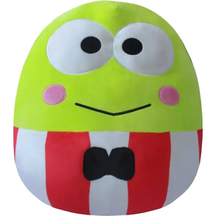 Squishmallows Sanrio Core Keroppi Red Striped Suit plüss figura 25 cm termékfotó