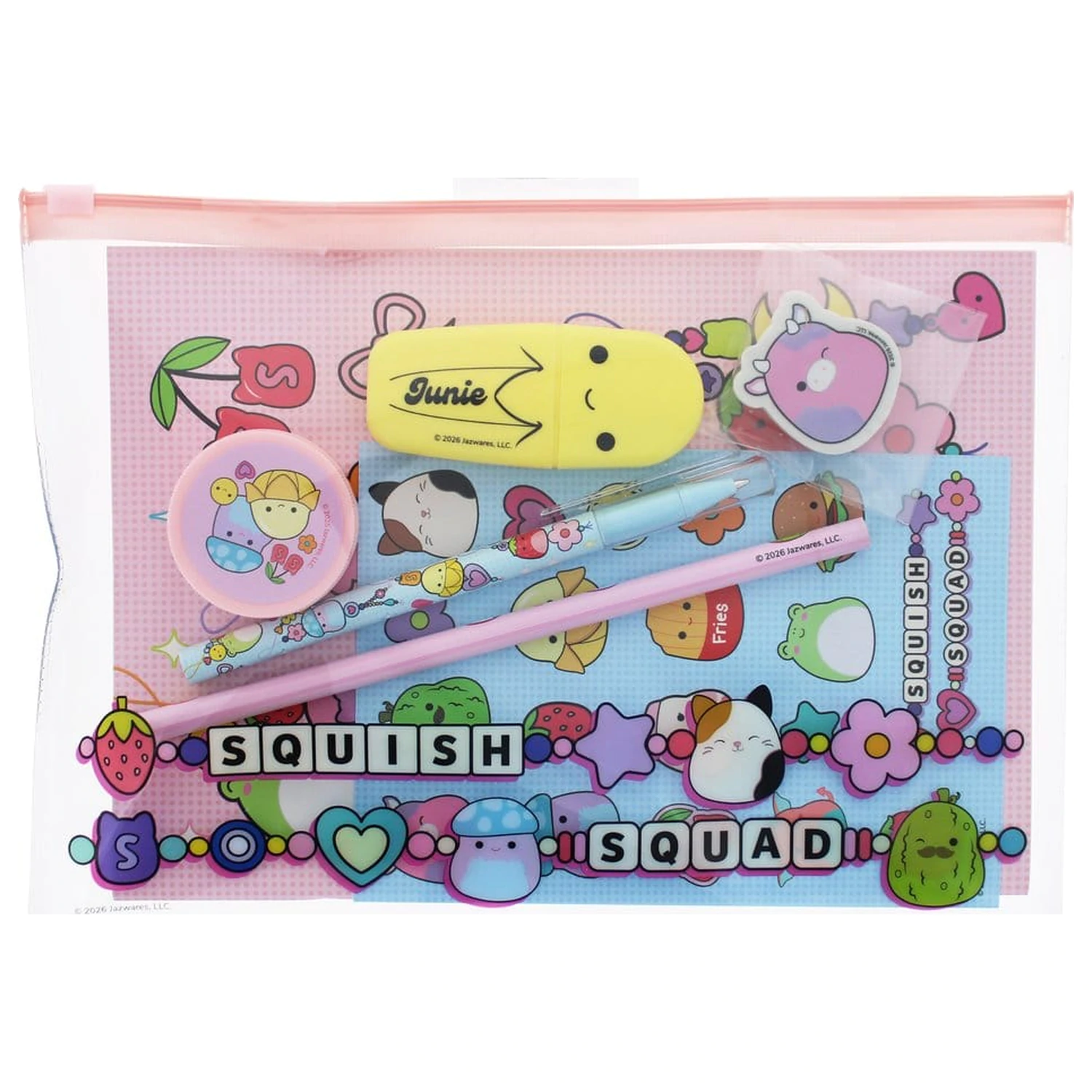 Squishmallows Squish Squad 7 db-os írószer csomag termékfotó