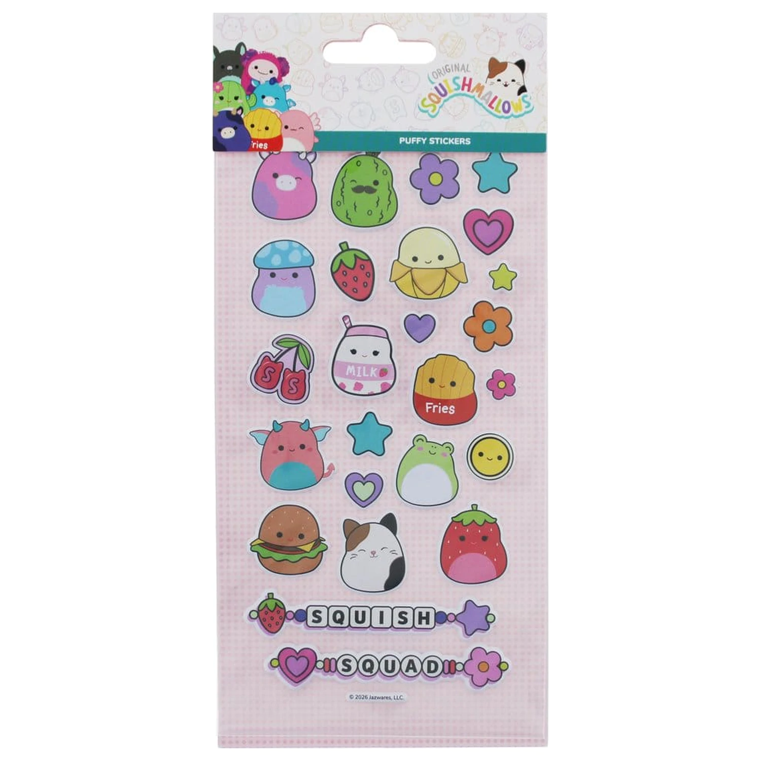 Squishmallows Super Puffy matrica csomag termékfotó
