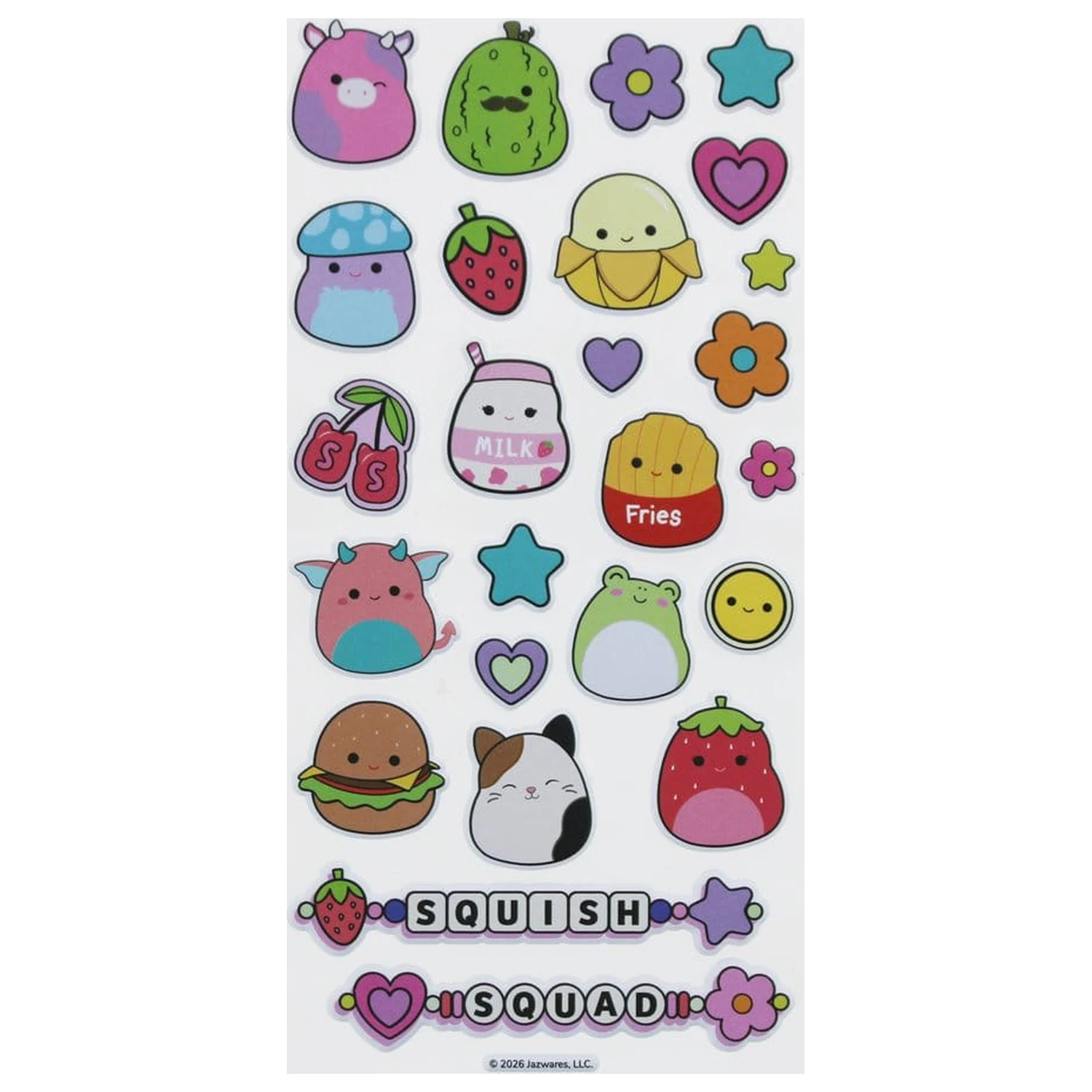 Squishmallows Super Puffy matrica csomag termékfotó