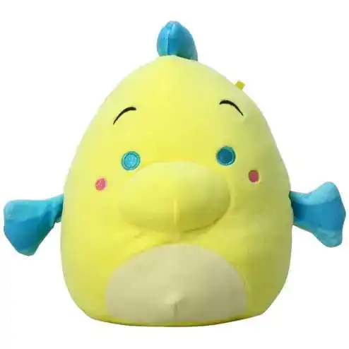 Squishmallows The Little Mermaid Flounder plüss figura 18 cm termékfotó