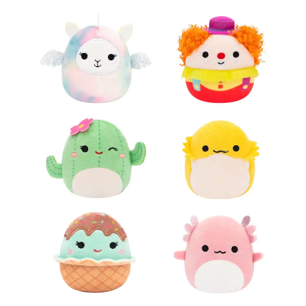 Squishville Mini Squishmallows A 6 db-os plüss figura csomag 5 cm termékfotó