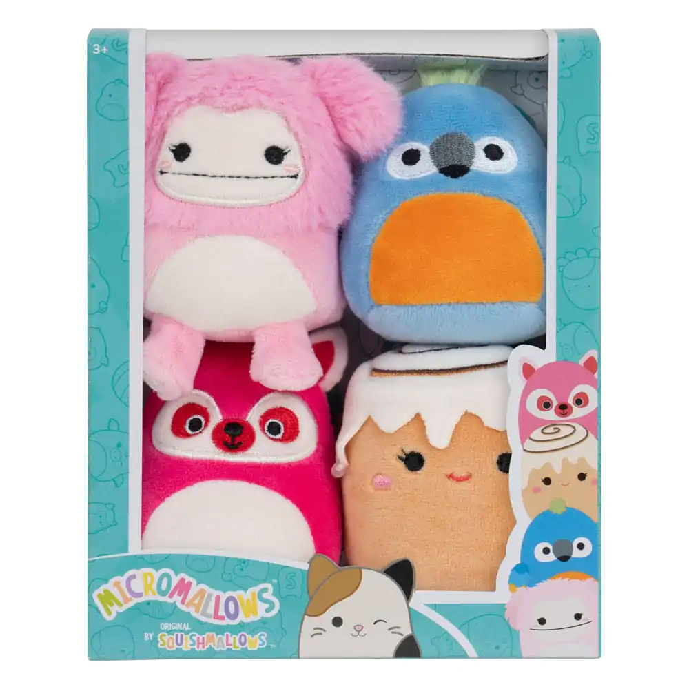 Squishville Mini Squishmallows C 4 db-os plüss figura csomag 5 cm termékfotó