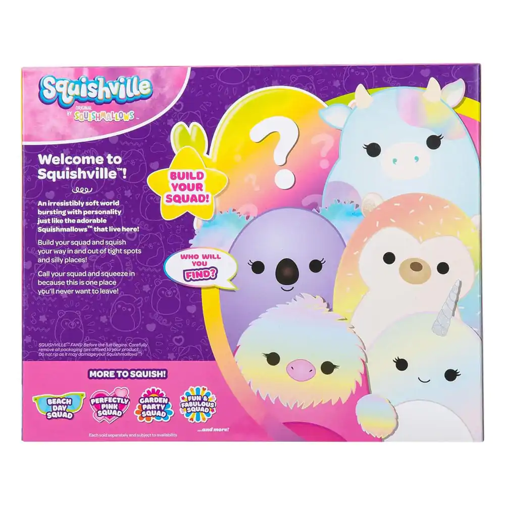 Squishville Mini Squishmallows Fun & Fabulous Squad 6 db-os plüss figura csomag 5 cm termékfotó