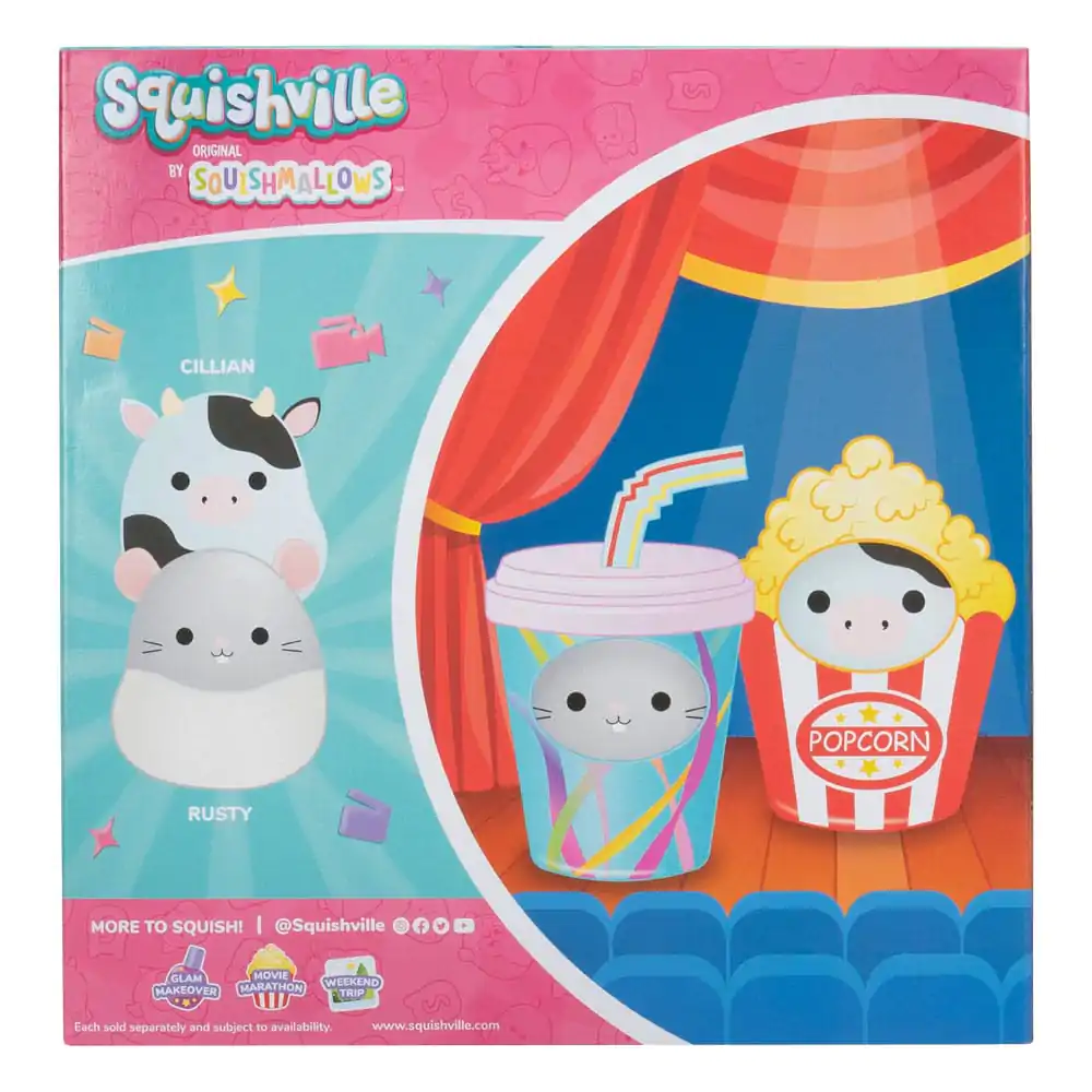 Squishville Mini Squishmallows Movie Marathon plüss figura és kiegészítő csomag 5 cm termékfotó