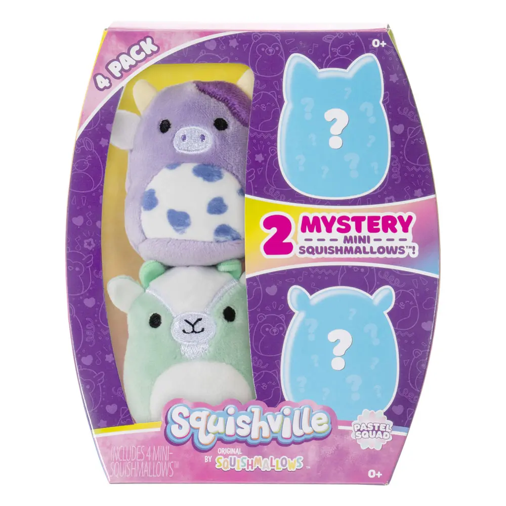 Squishville Mini Squishmallows Pastel Squad plüss figura csomag 5 cm termékfotó