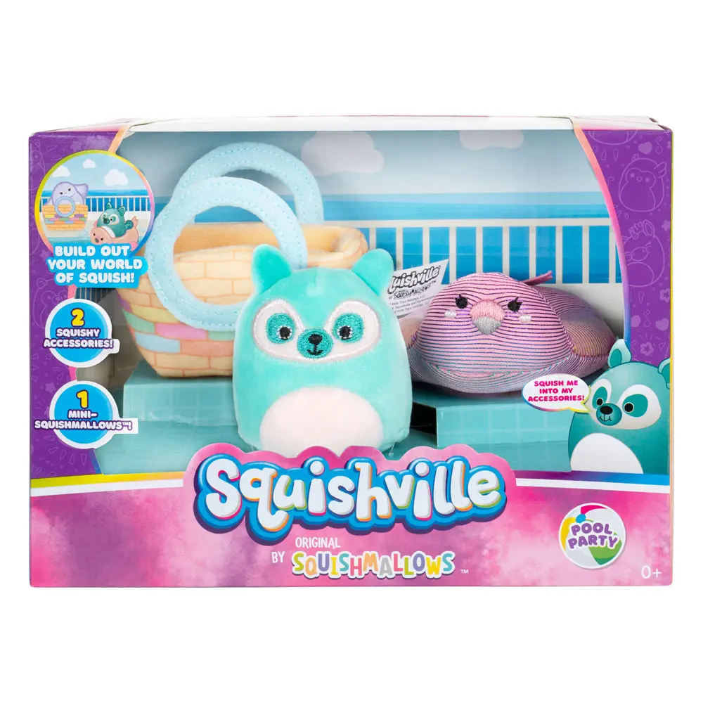 Squishville Mini Squishmallows  Pool Party plüss figura 5 cm termékfotó