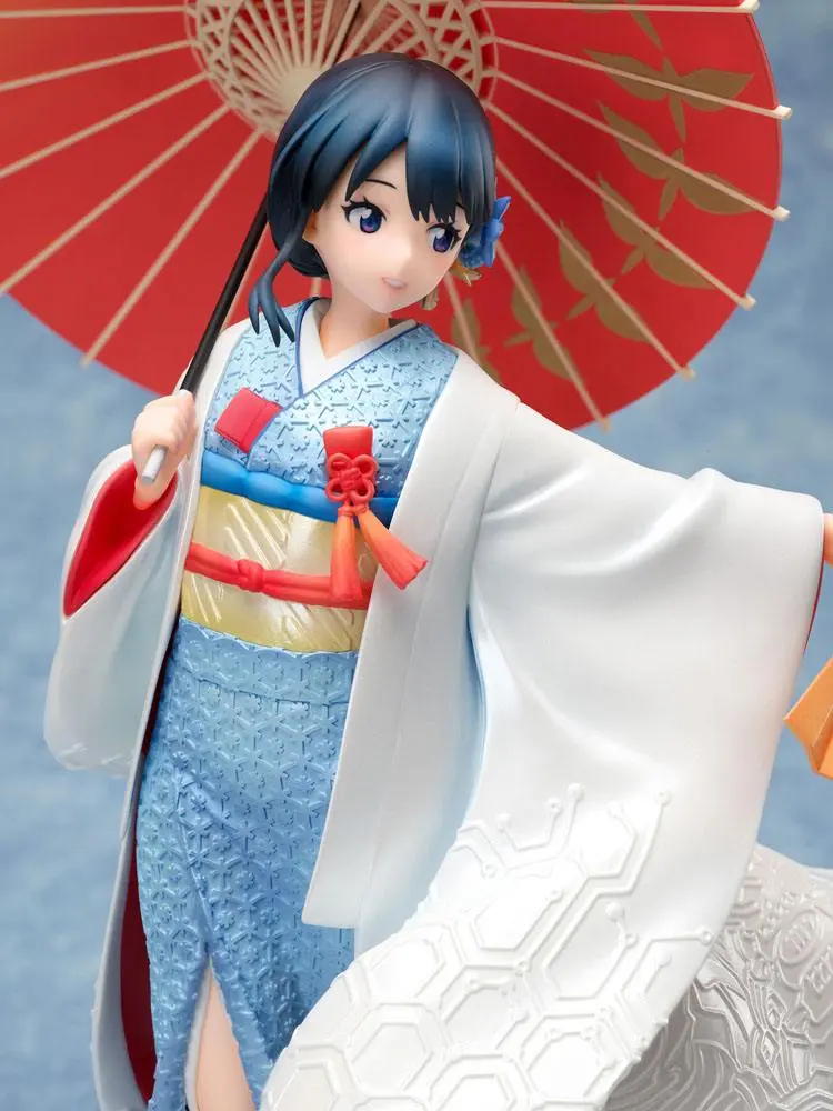 SSSS.Gridman 1/7 Rikka Takarada - Shiromuku PVC szobor figura 22 cm termékfotó