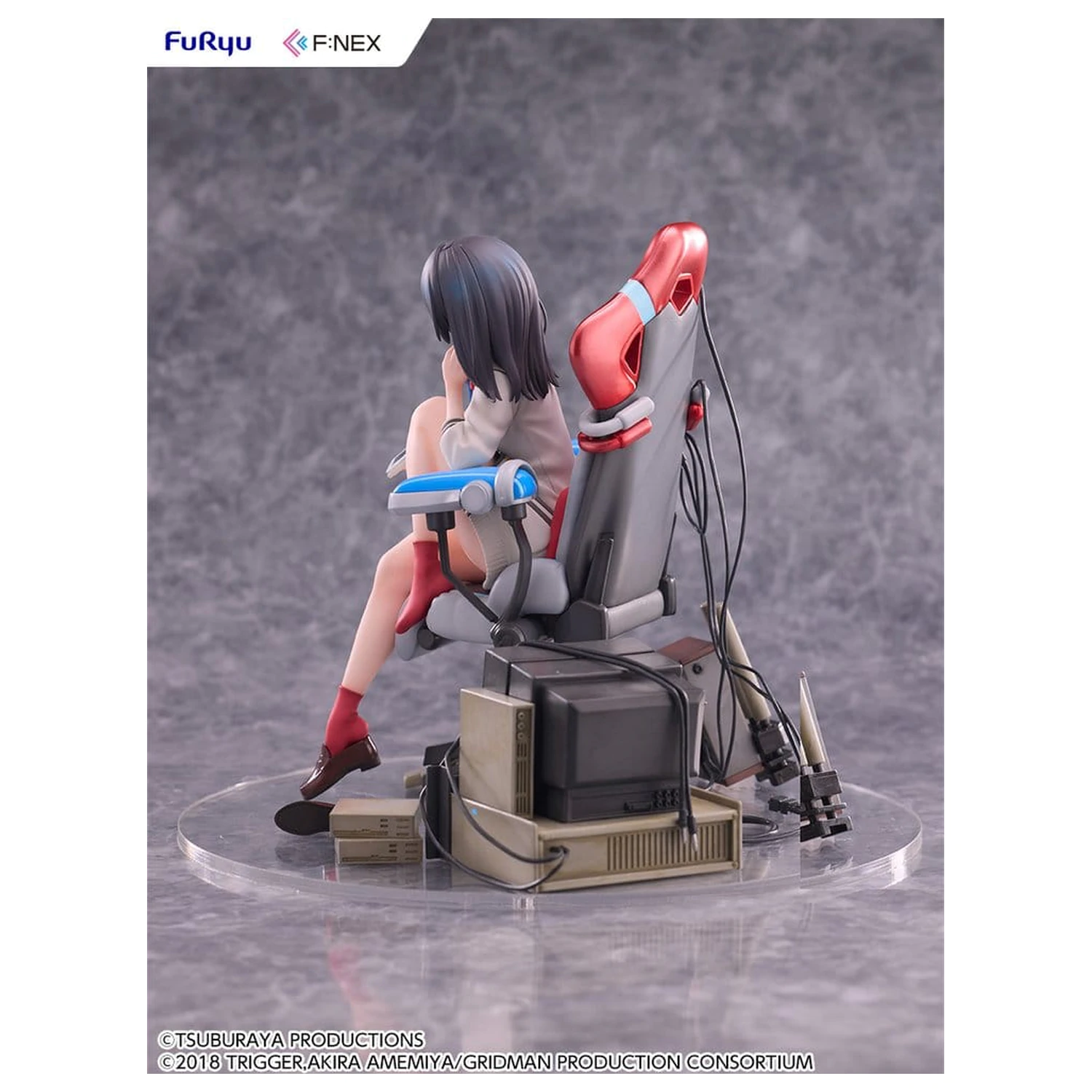 SSSS. Gridman Universe F:NEX Rikka Takarada Gaming Chair Ver. PVC szobor figura 19 cm termékfotó