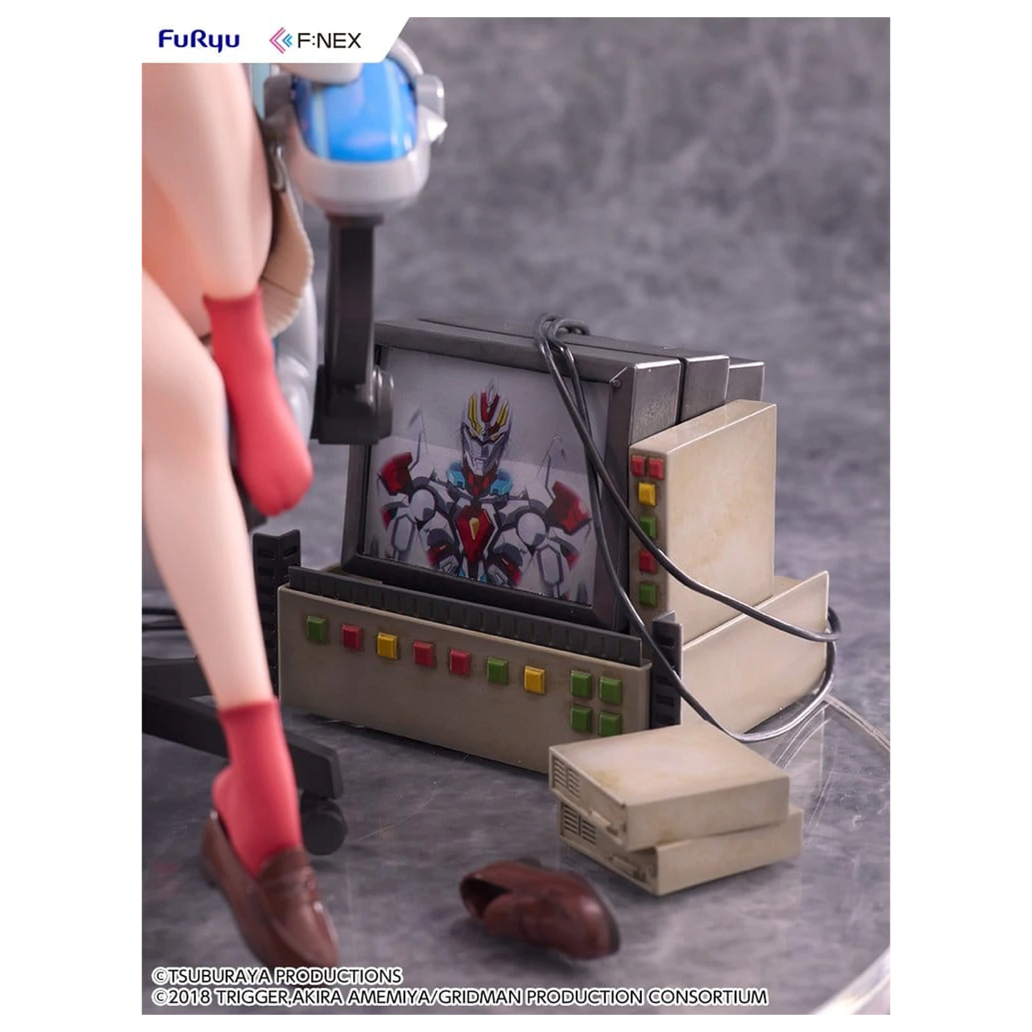 SSSS. Gridman Universe F:NEX Rikka Takarada Gaming Chair Ver. PVC szobor figura 19 cm termékfotó