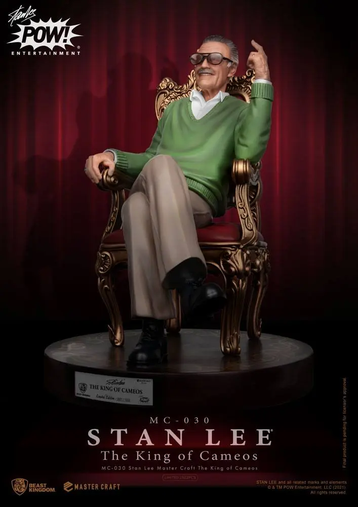 Stan Lee Master Craft The King of Cameos szobor figura 33 cm termékfotó