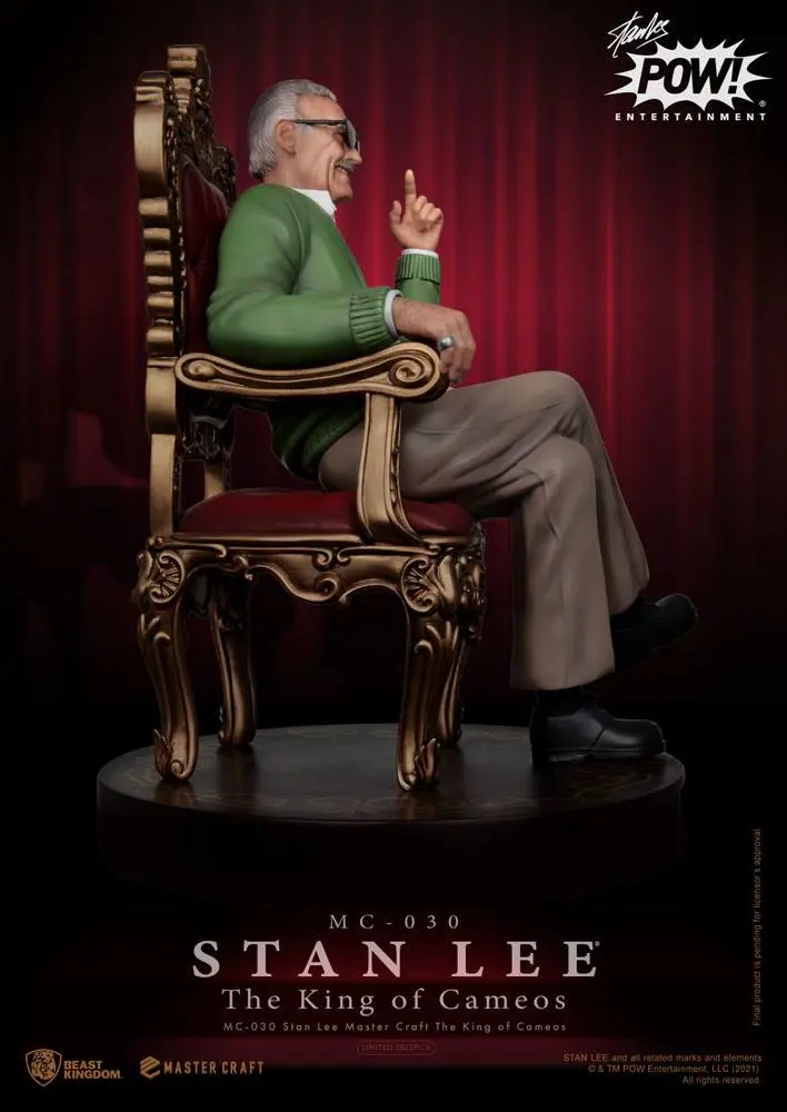 Stan Lee Master Craft The King of Cameos szobor figura 33 cm termékfotó