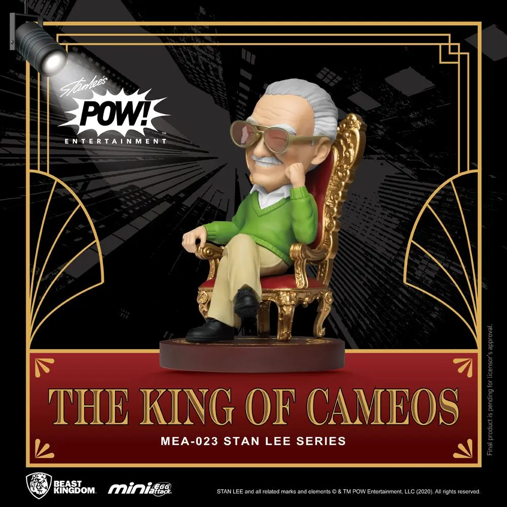 Stan Lee Mini Egg Attack Stan Lee The King of Cameos akciófigura 8 cm termékfotó