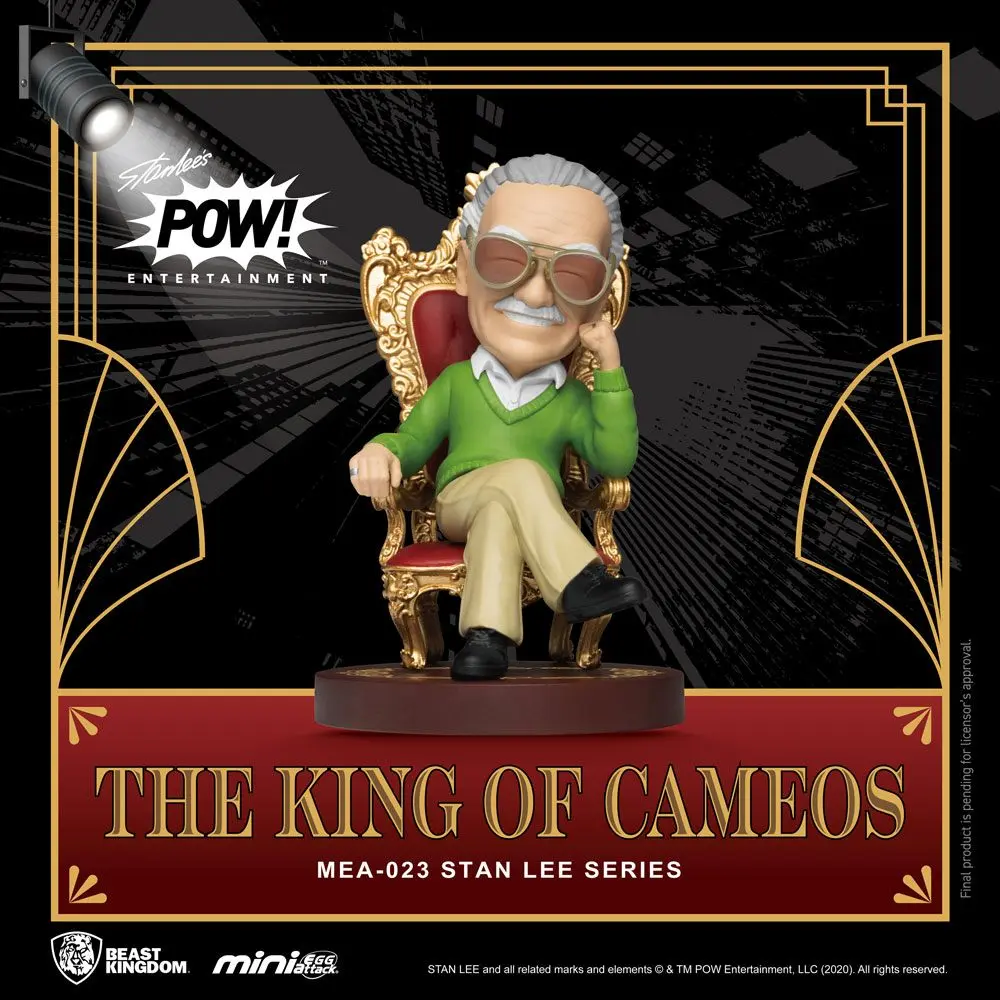 Stan Lee Mini Egg Attack Stan Lee The King of Cameos akciófigura 8 cm termékfotó