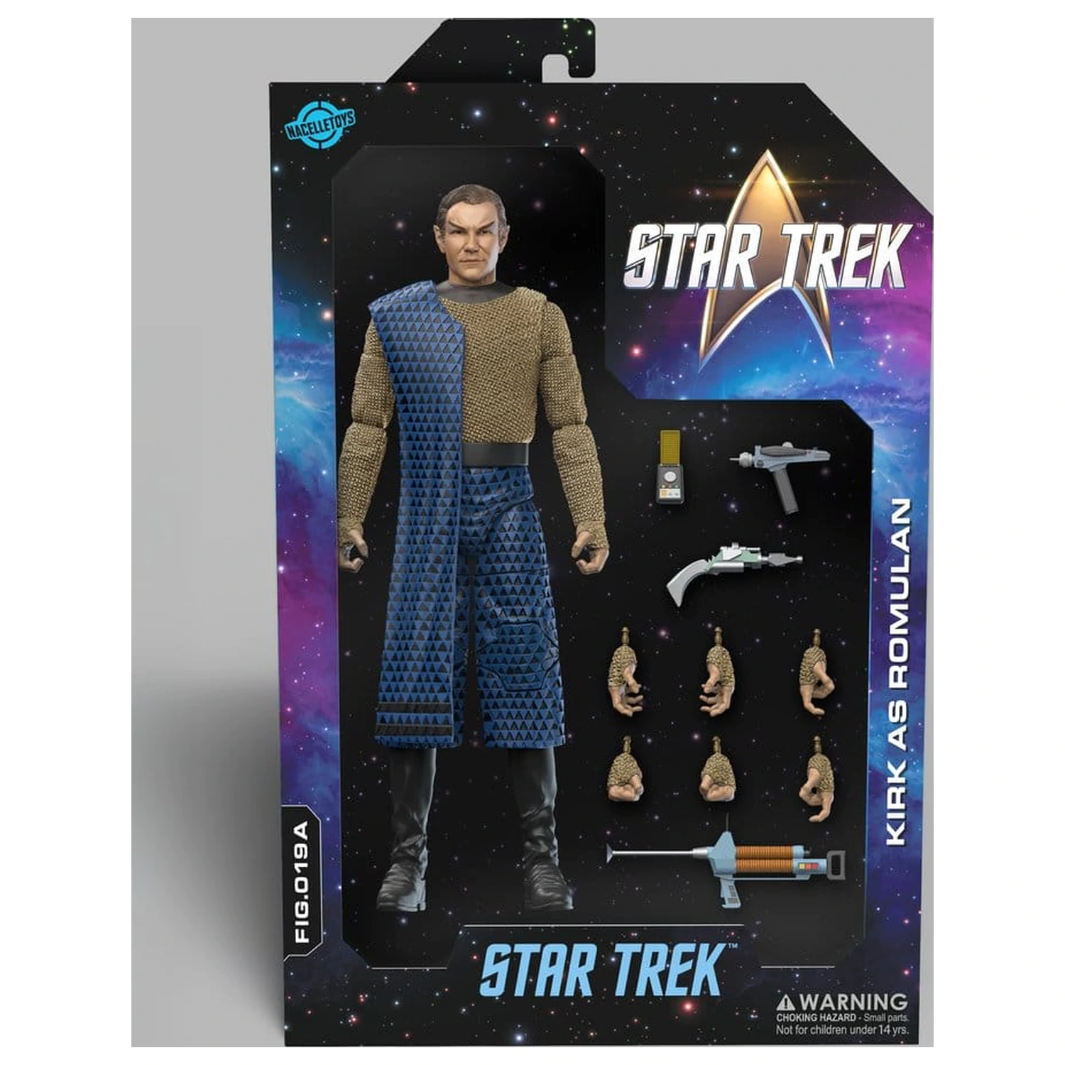Star Trek 1/10 akciófigura Kirk as Romulan (The Enterprise Incident) 16 cm termékfotó