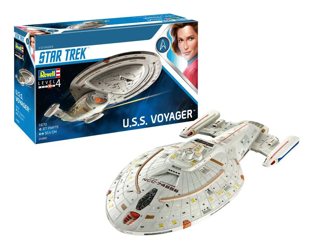 Star Trek 1/670 U.S.S. Voyager modell készlet 51 cm termékfotó