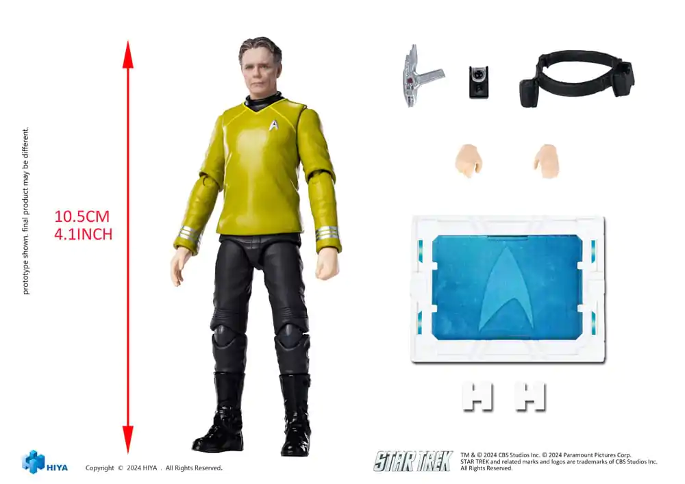 Star Trek 2009 Exquisite Mini Series 1/18 Pike akciófigura 10 cm termékfotó