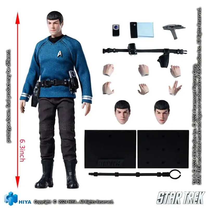 Star Trek 2009 Exquisite Super Series 1/12 Spock akciófigura 16 cm termékfotó