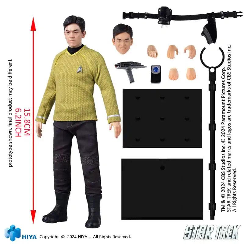 Star Trek 2009 Exquisite Super Series Actionfigur 1/12 Sulu 16 cm termékfotó