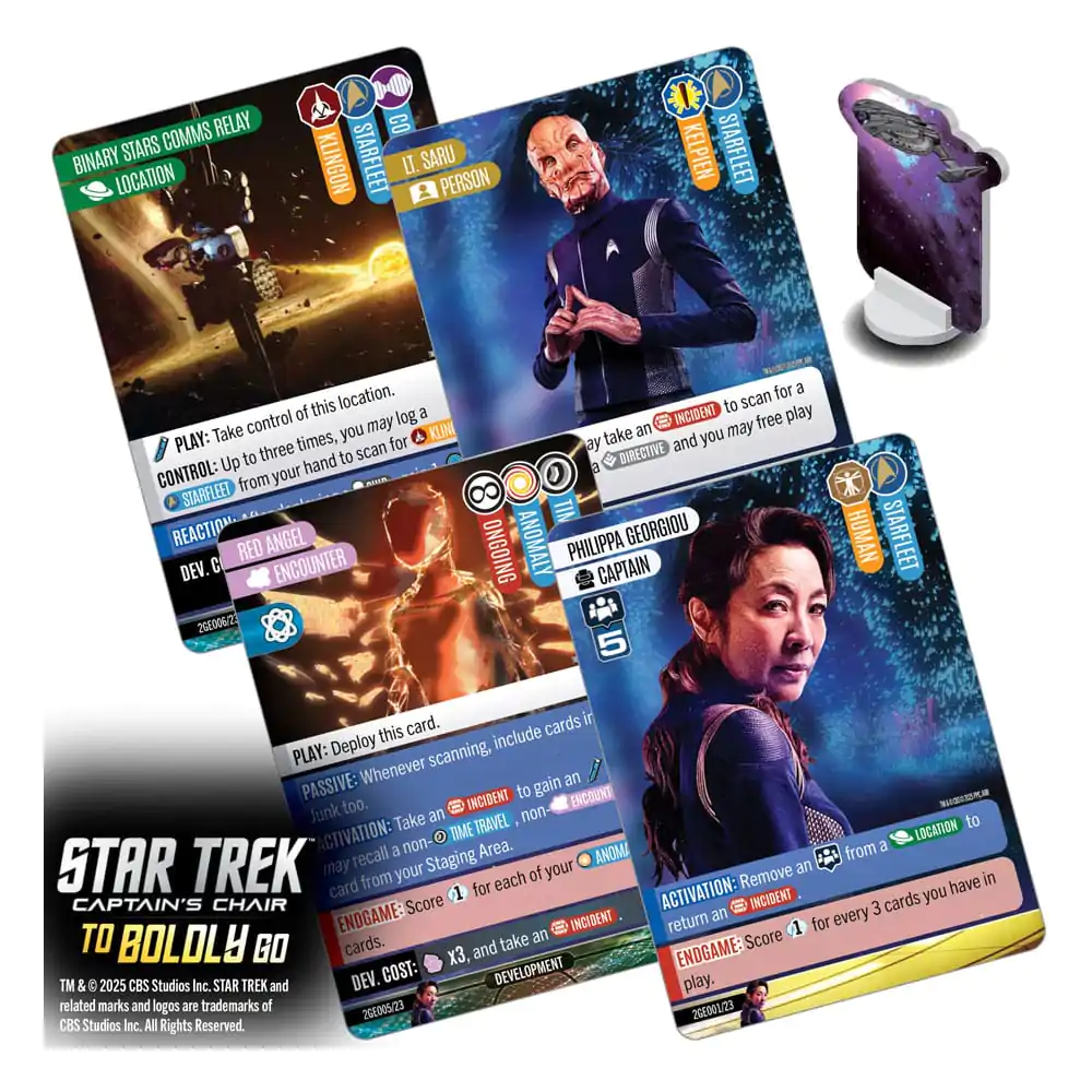 Star Trek: Captain&#039;s Chair To Boldly Go Angol nyelvű kártyajáték termékfotó