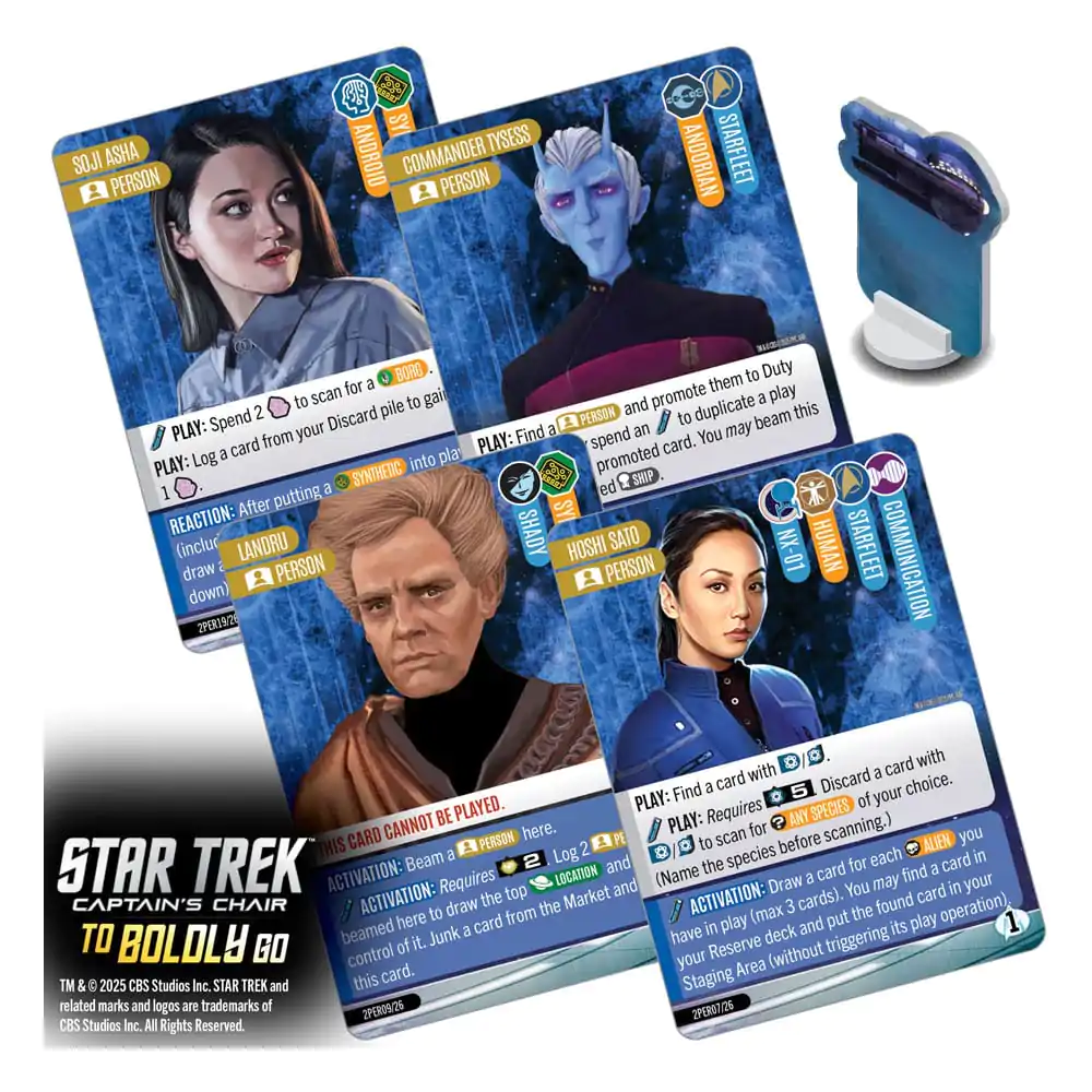 Star Trek: Captain&#039;s Chair To Boldly Go Angol nyelvű kártyajáték termékfotó