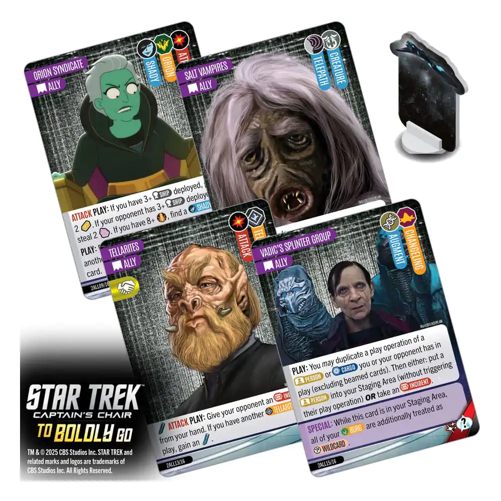 Star Trek: Captain&#039;s Chair To Boldly Go Angol nyelvű kártyajáték termékfotó